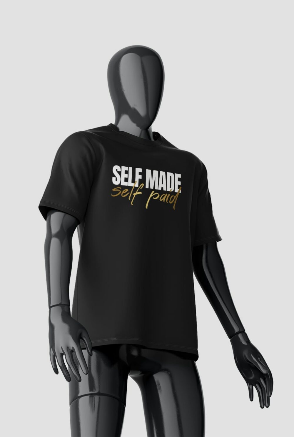 Self Made Black T-Shirt